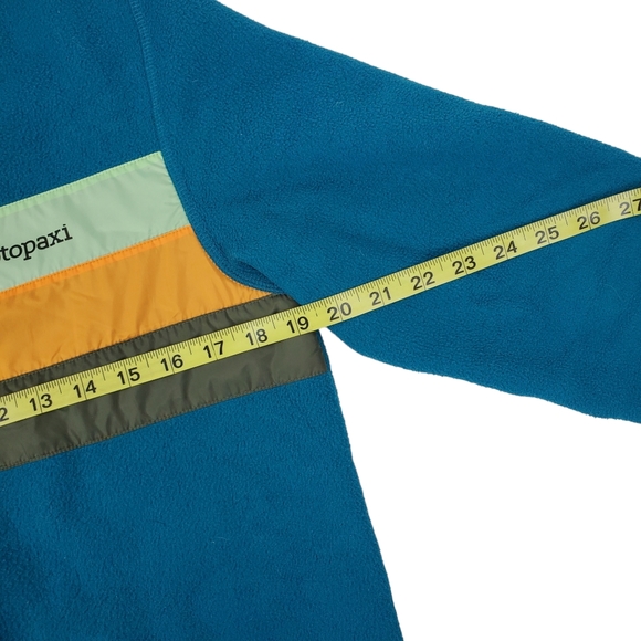 COTOPAXI Jacket Fleece Spell Out Striped Outdoor - Picture 5 of 9